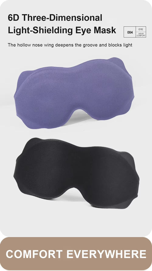3D Eye Mask – Full Darkness, Memory Foam Comfort