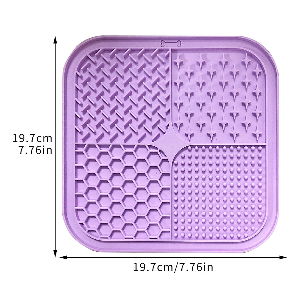 Slow Feed Lick Mat for Dogs & Cats