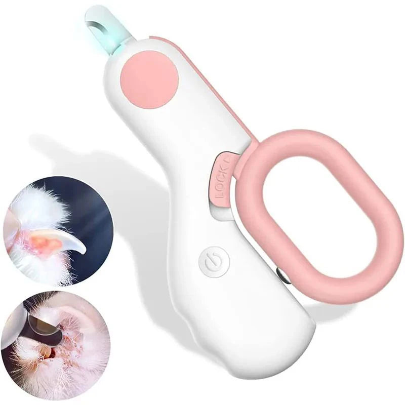 LED Cat Nail Clippers – Safe & Precise Trimmer with Built-In Light