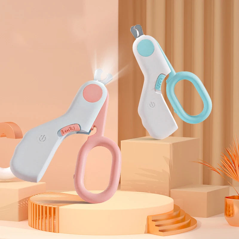 LED Cat Nail Clippers – Safe & Precise Trimmer with Built-In Light
