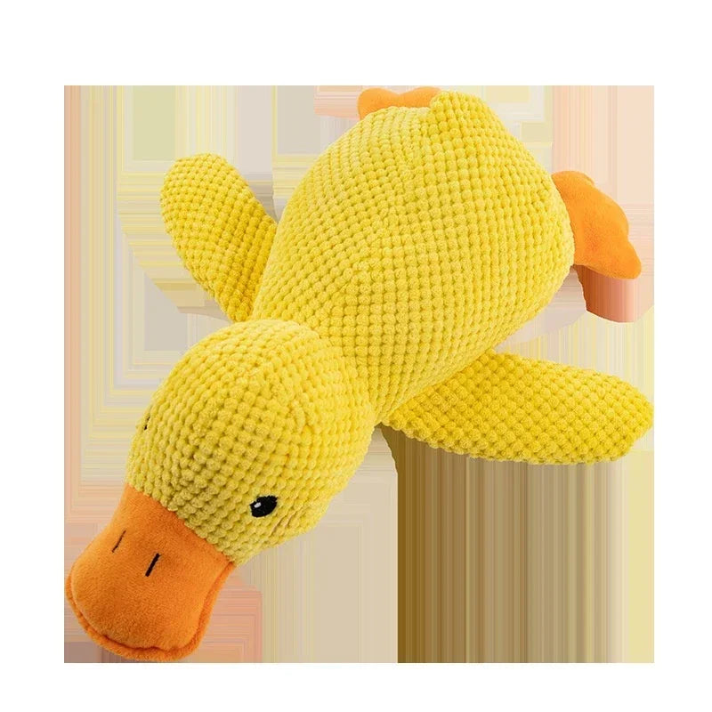 Squeaky Duck Plush Pet Toy