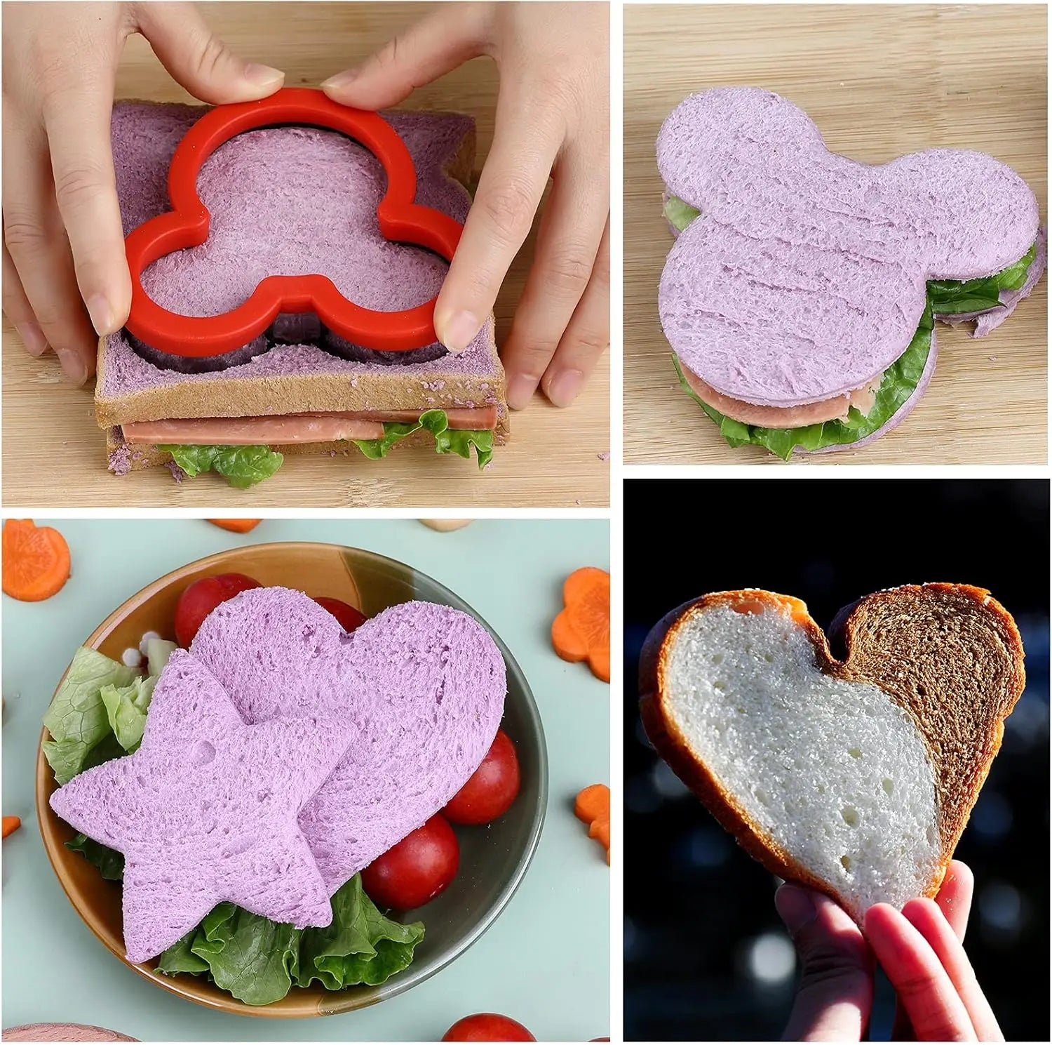 HappyBite Sandwich Cutters