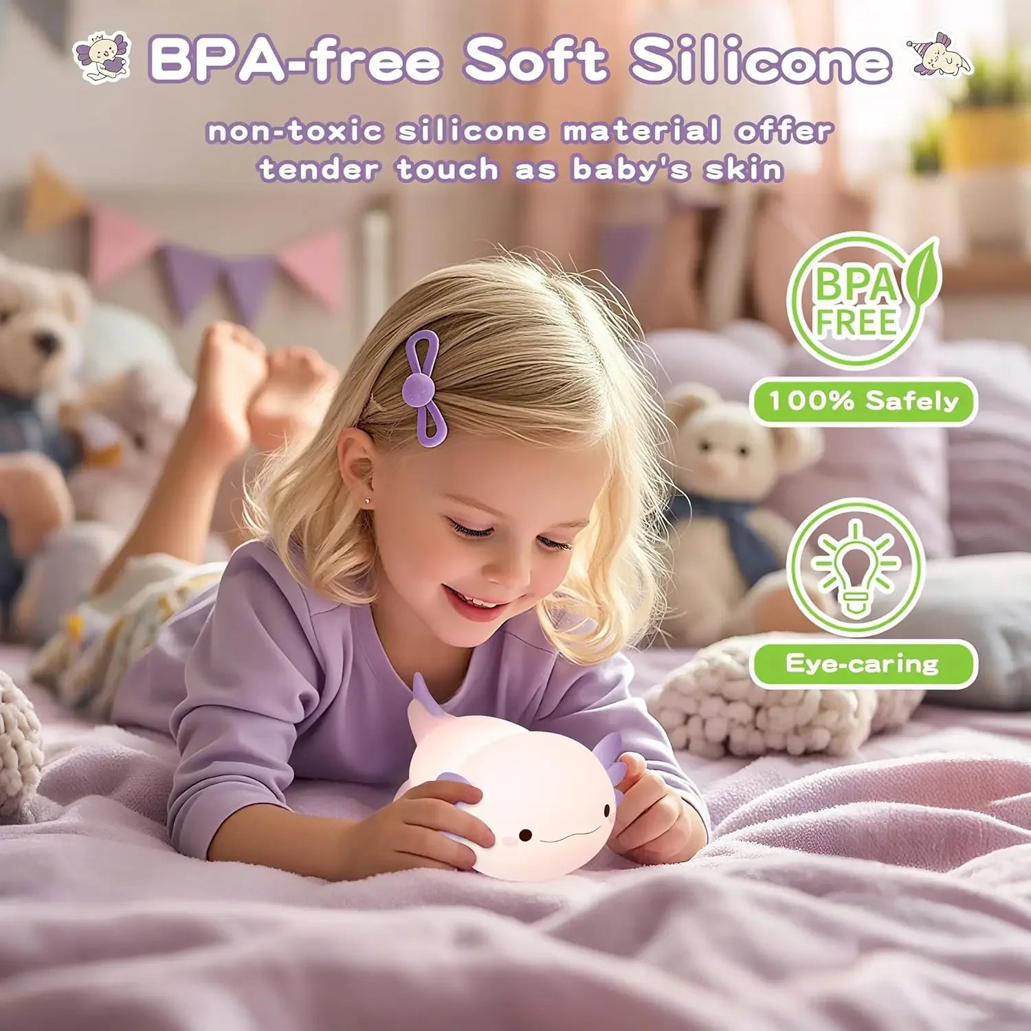 Axolotl Glow Night Light