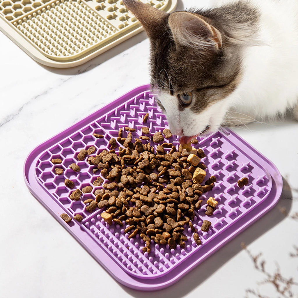 Slow Feed Lick Mat for Dogs & Cats