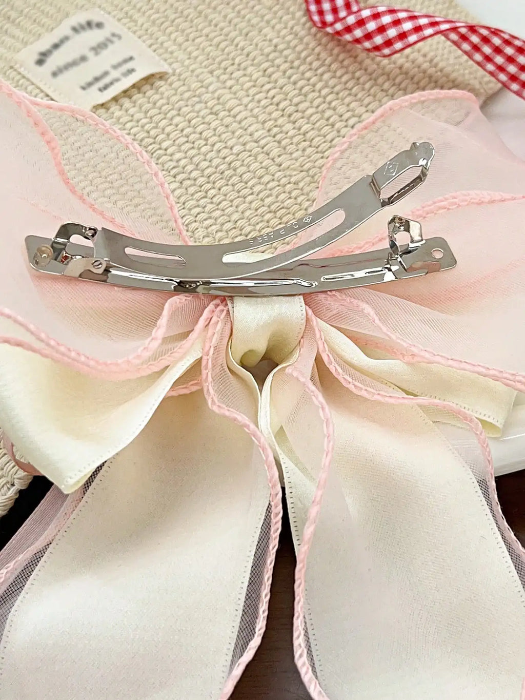 Lace Bow Ribbon Hair Clip