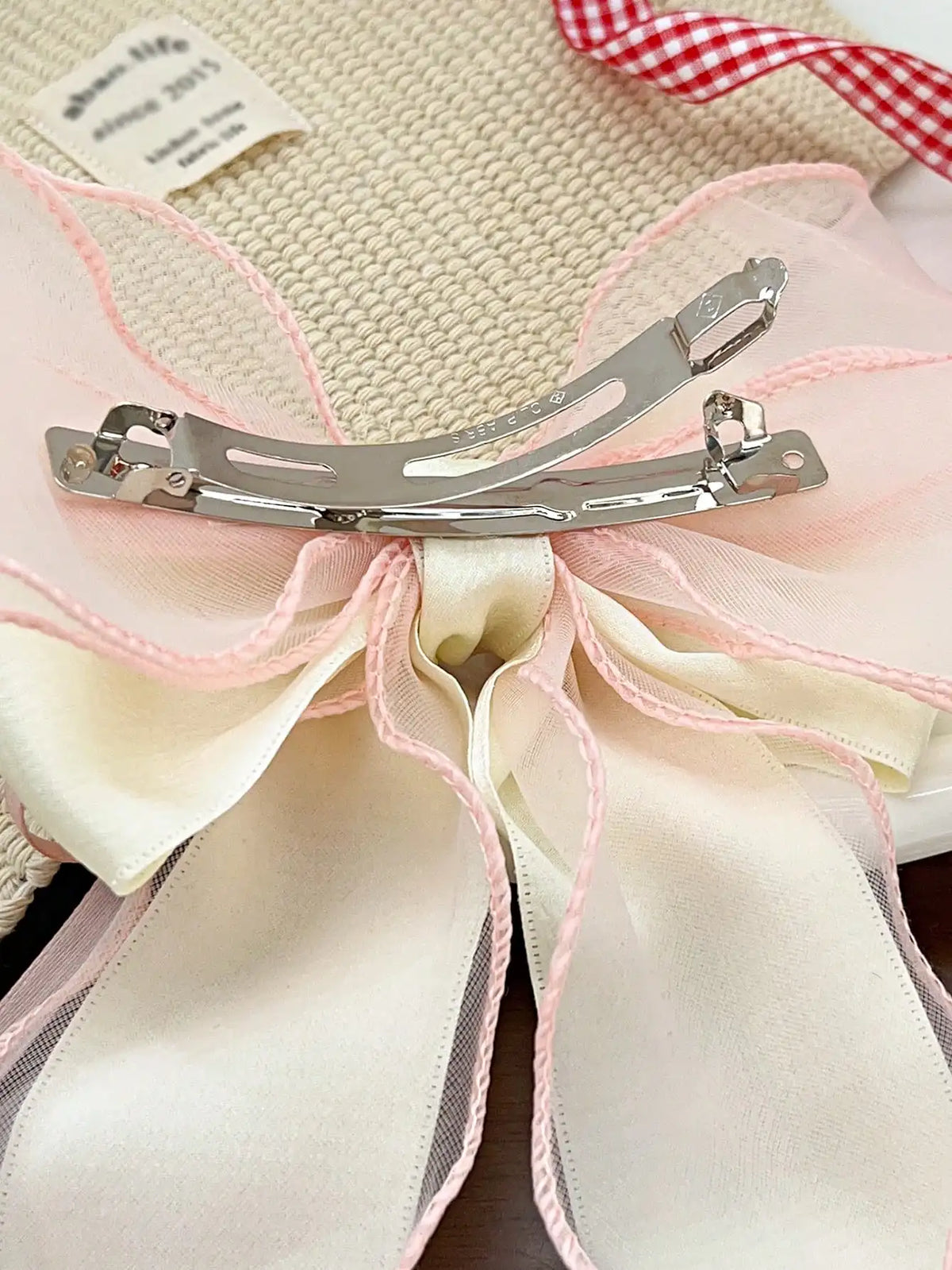 Lace Bow Ribbon Hair Clip