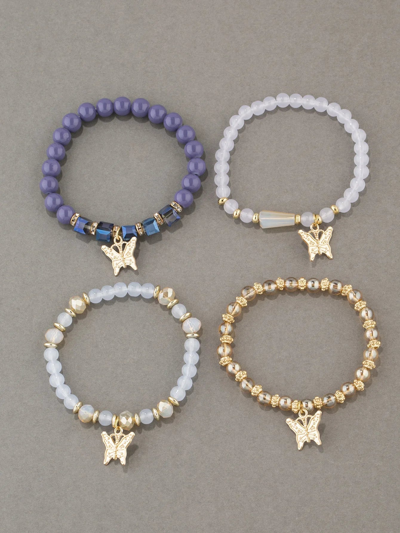 Boho Butterfly Bracelet Set