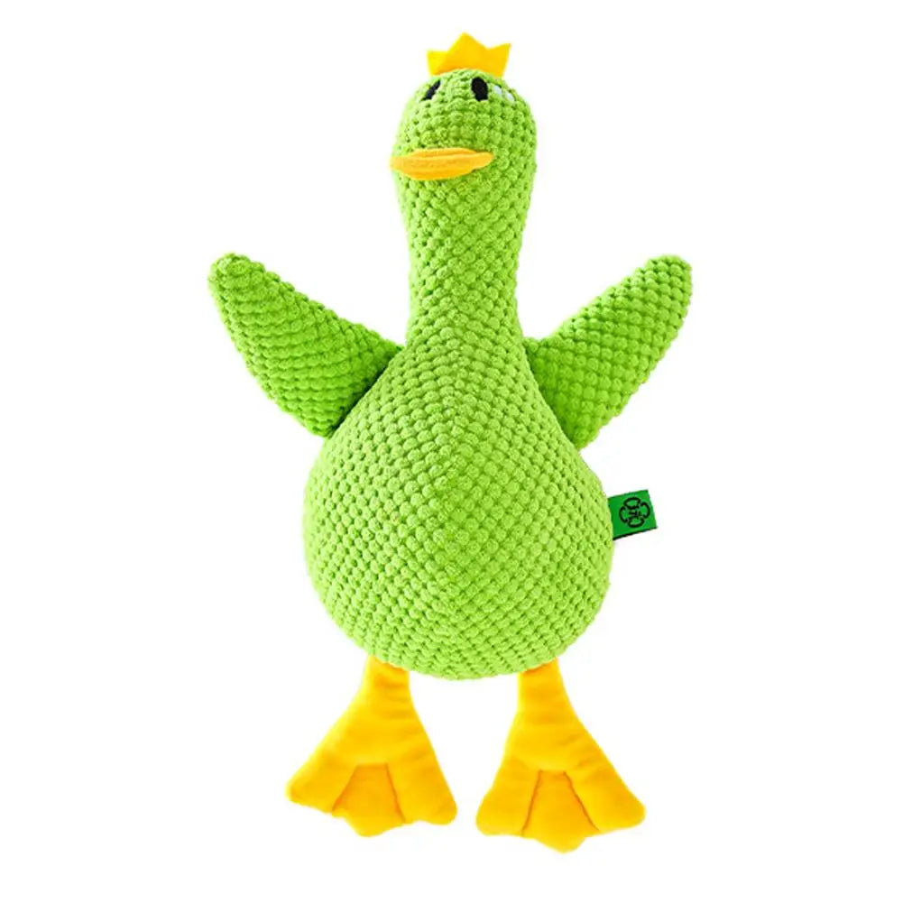 Squeaky Plush Duck Dog Toy