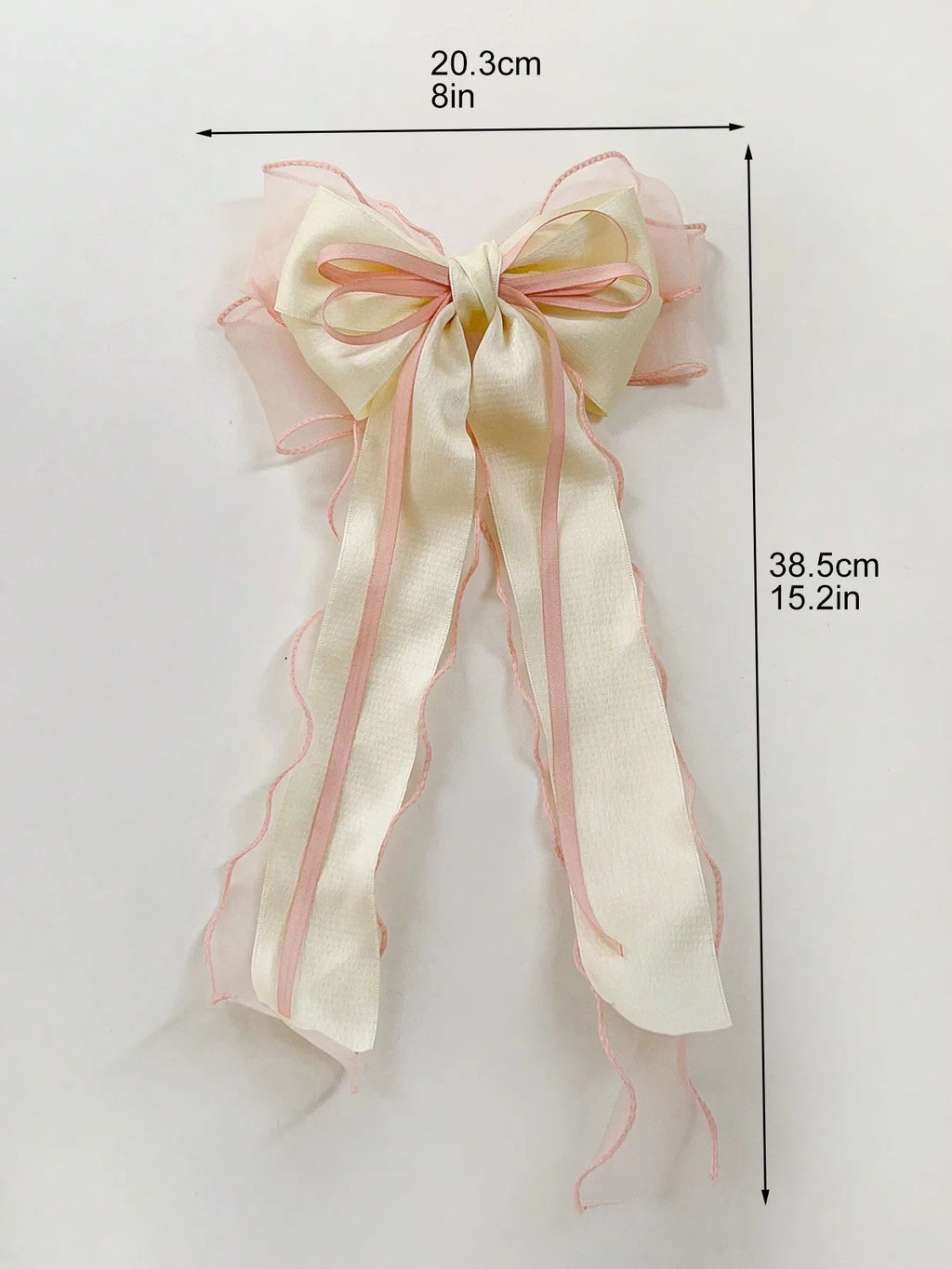 Lace Bow Ribbon Hair Clip