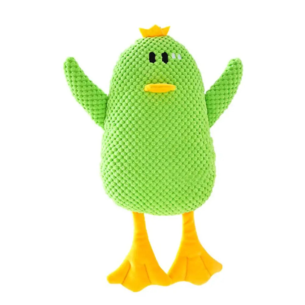 Squeaky Plush Duck Dog Toy