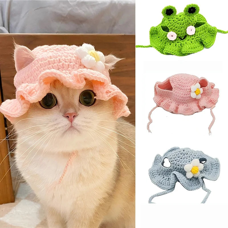 Handmade Crochet Pet Hat