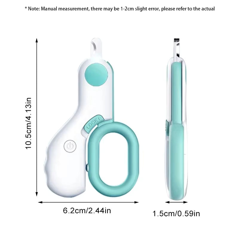 LED Cat Nail Clippers – Safe & Precise Trimmer with Built-In Light